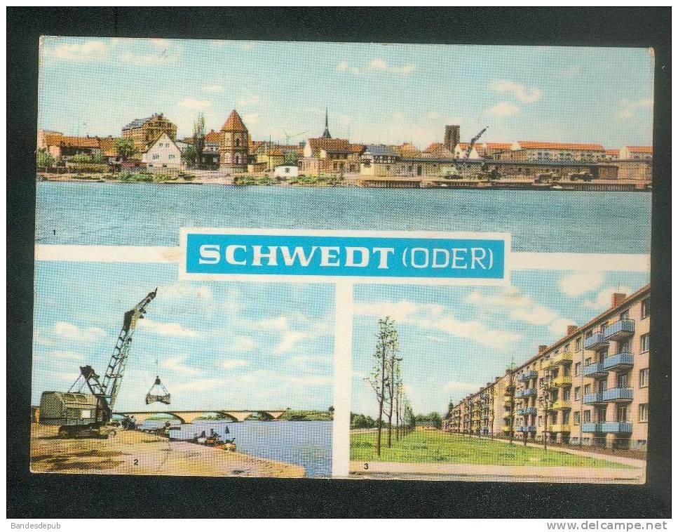 D.D.R. - Schwedt ( Oder ) - Multivues ( Port -  logement social type HLM )