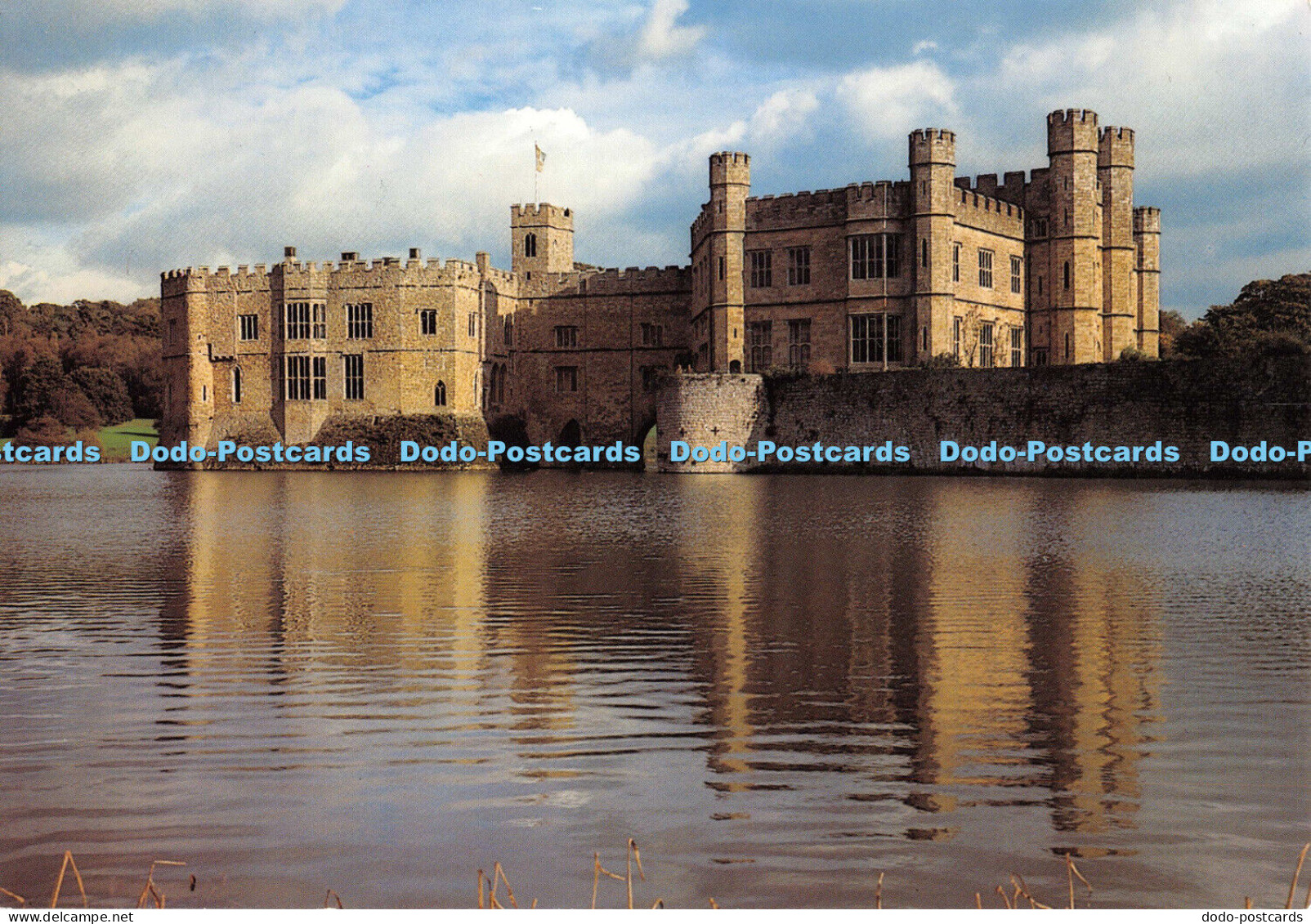 D003693 Reflections in the Lake. Leeds Castle Foundation. Leeds Castle. Near Mai