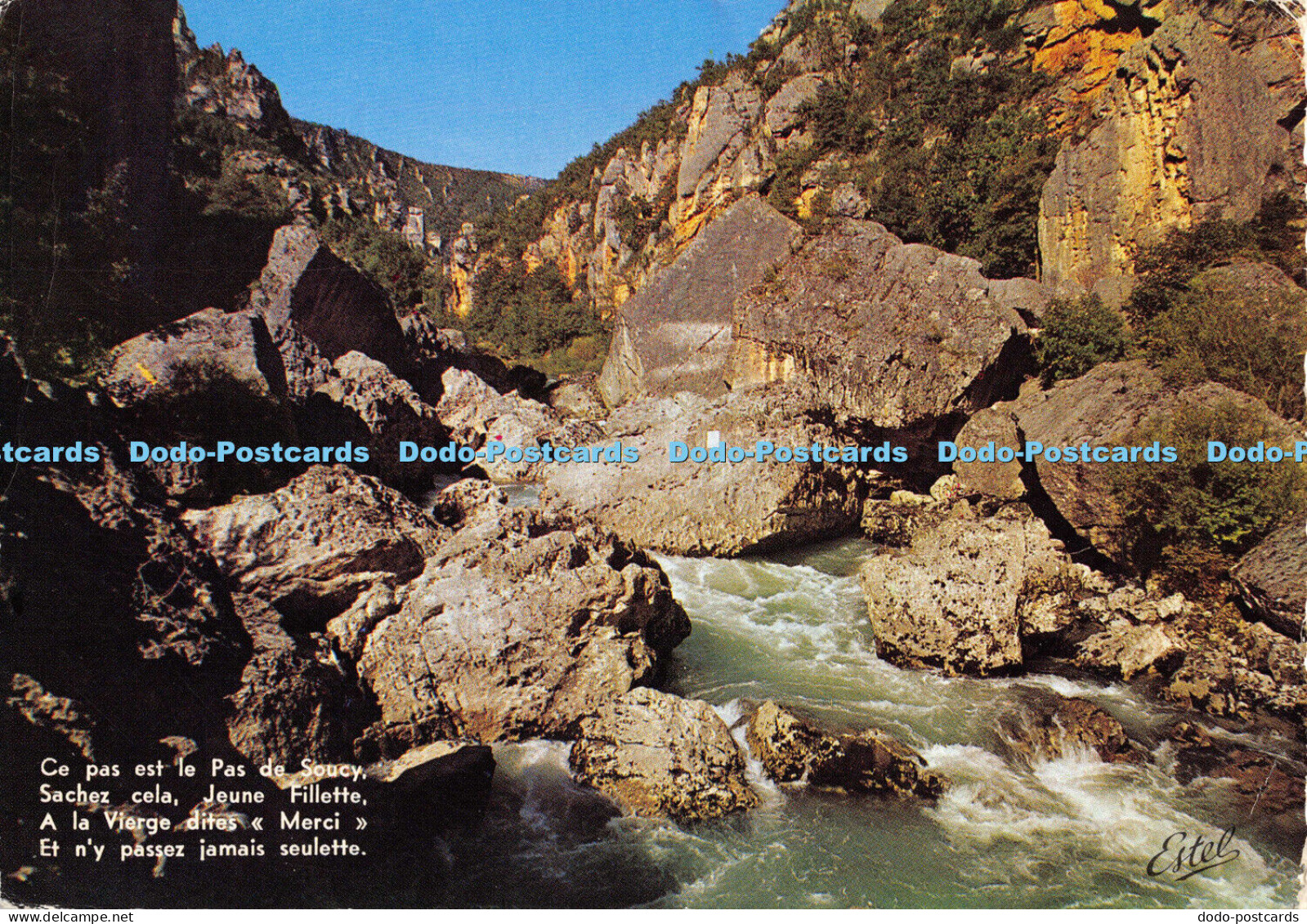 D006156 Gorges du Tarn. Le Pas de Soucy. Estel. 1964