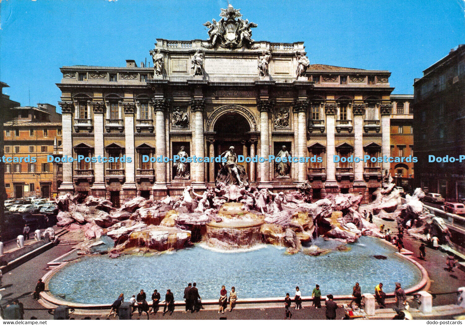 D006470 Rome. Fountain of Trevi. Belvedere