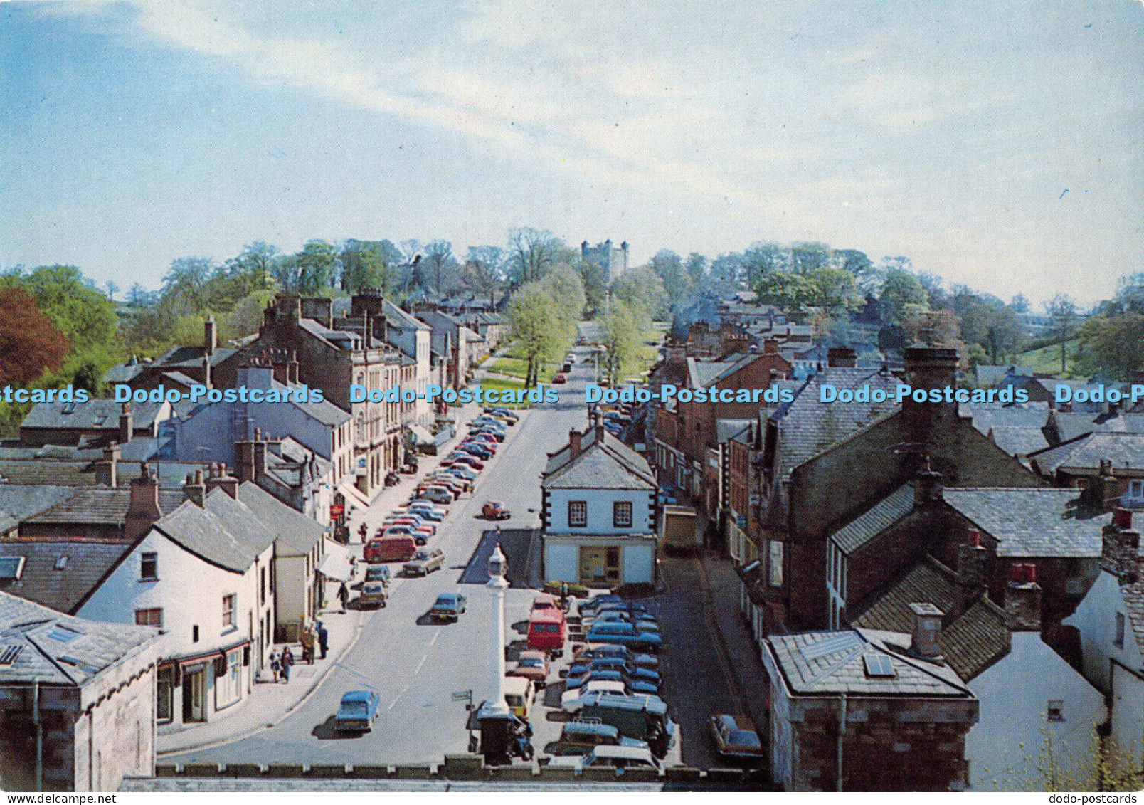 D008056 Appleby in Westmorland. Boroughgate from Church Tower. Sanderson and Dix