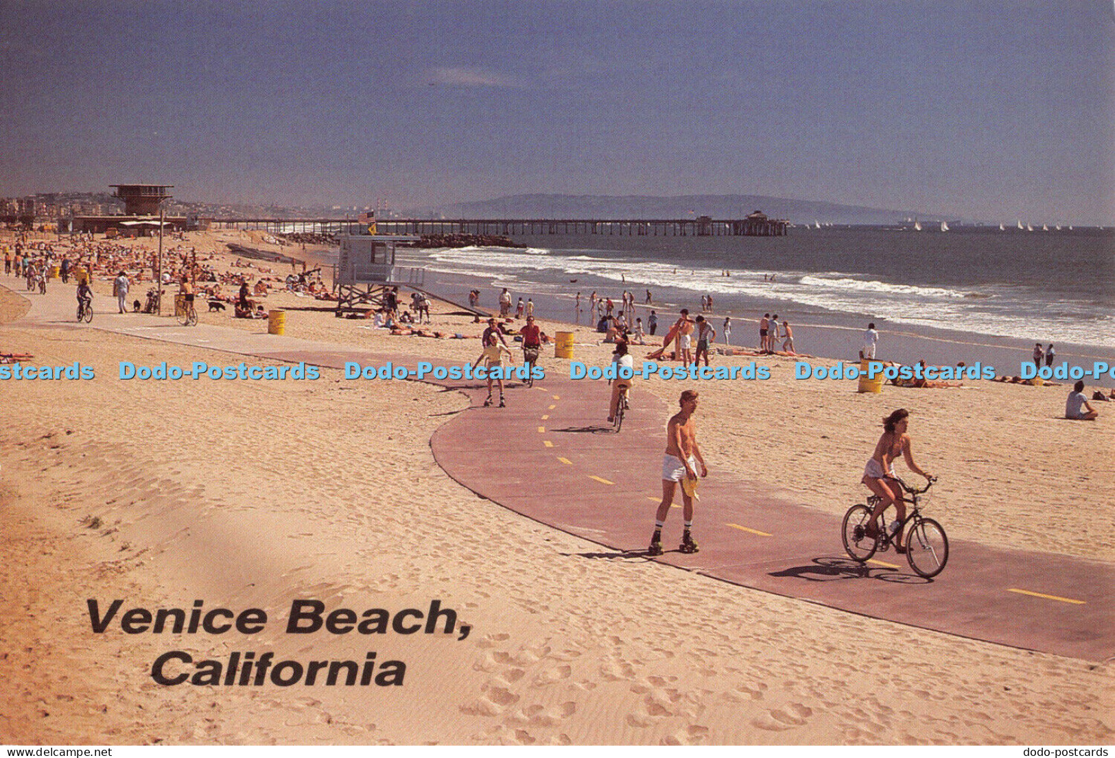 D009611 Venice Beach. California. Pacific Ocean. South. Venice. Pier. Fishing. J