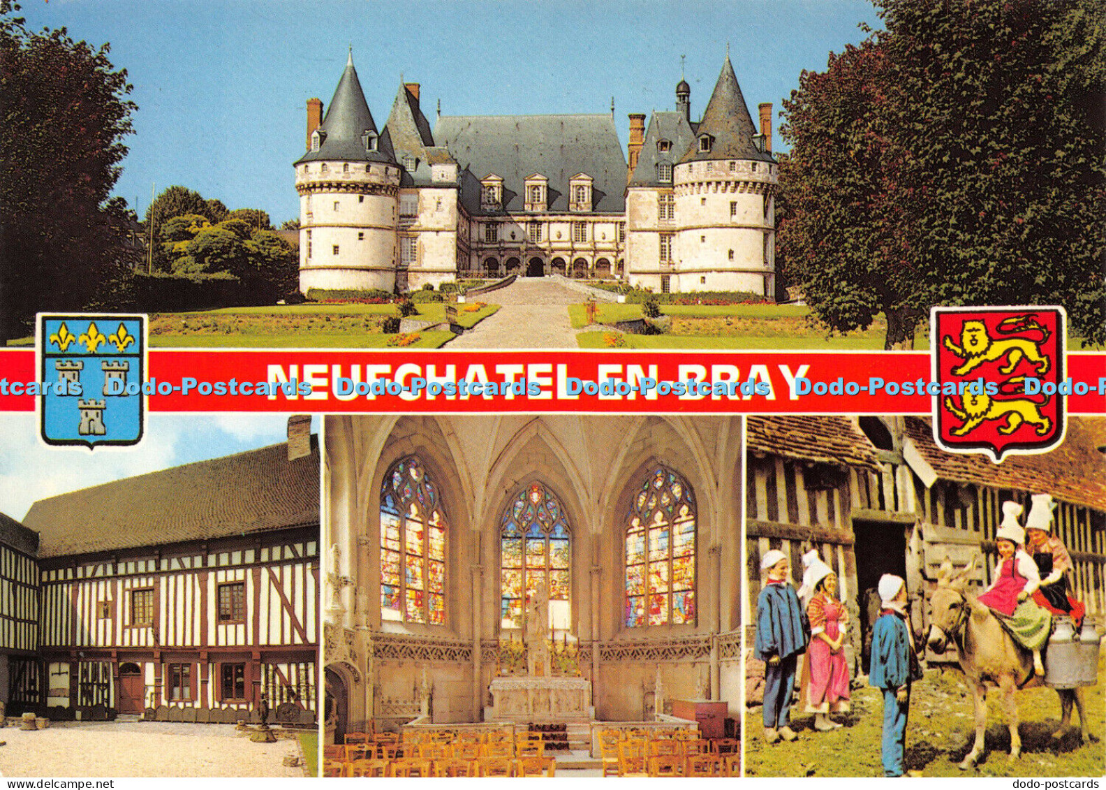 D011415 Neufchatel en Bray. Multi view. Artaud Freres