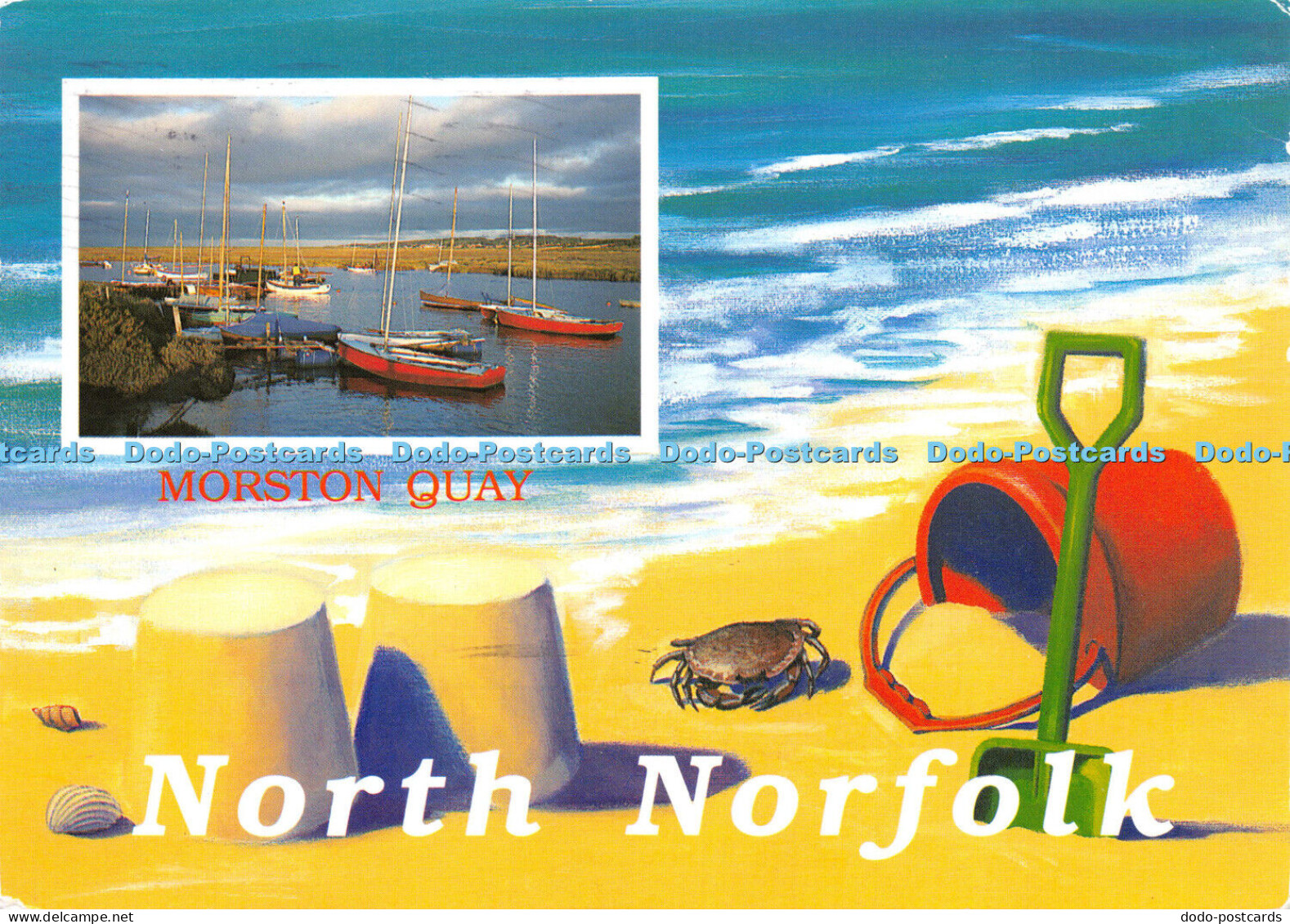 D011866 North Norfolk. Morston Quay. Greenwood. Salmon. 1998