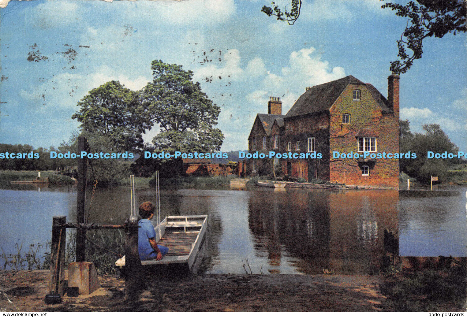 D012580 Fladbury Ferry. Worcestershire. J. Arthur Dixon