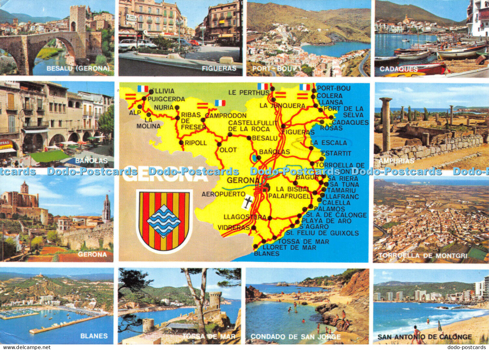 D015094 Gerona. Besalu. Gerona. Figueras. Port Bou. Cadaques. Ampurias. Torroell