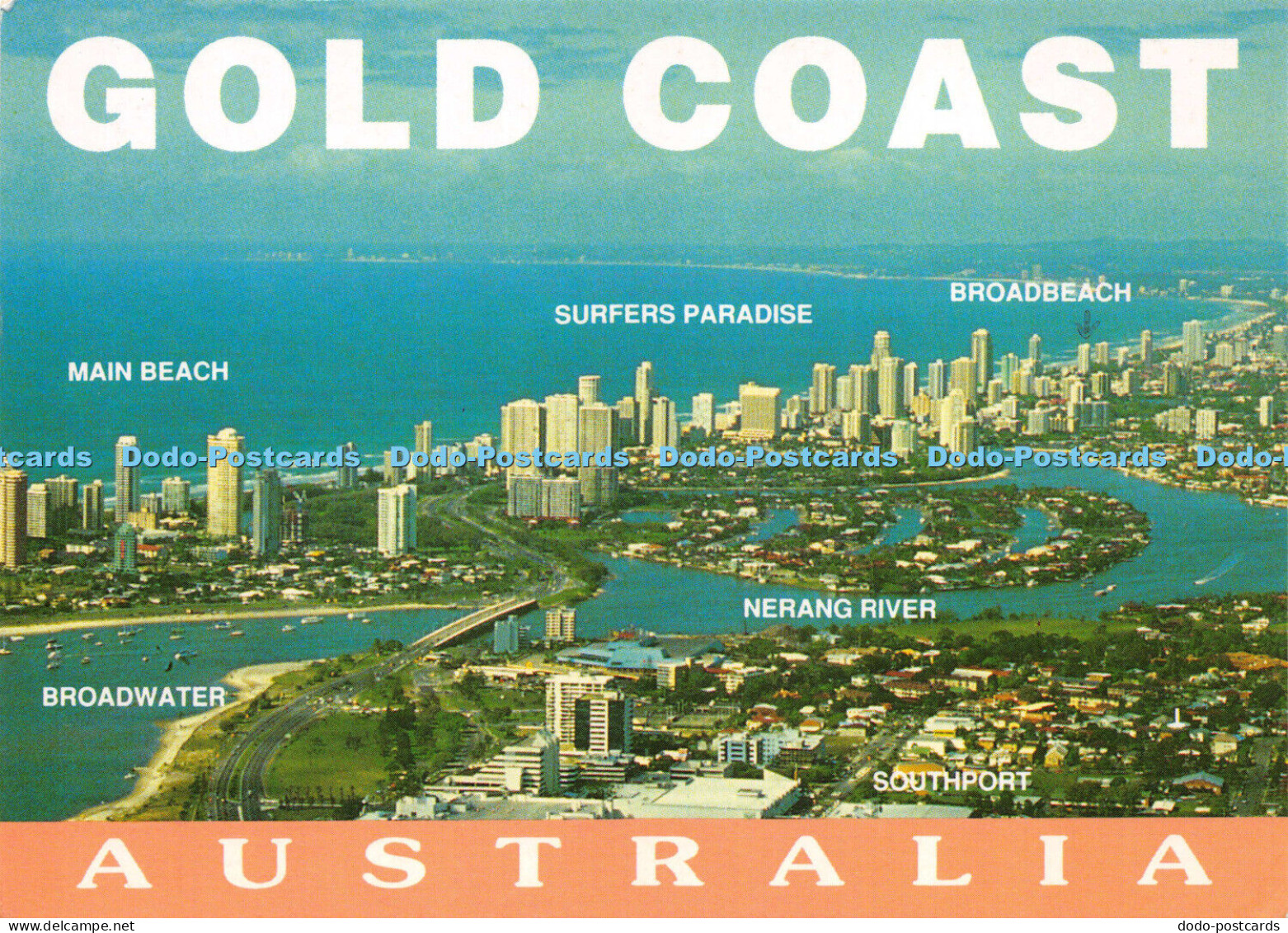 D018332 Gold Coast. Australia. Southport to Surfers Paradise. Sydney G. Hughes