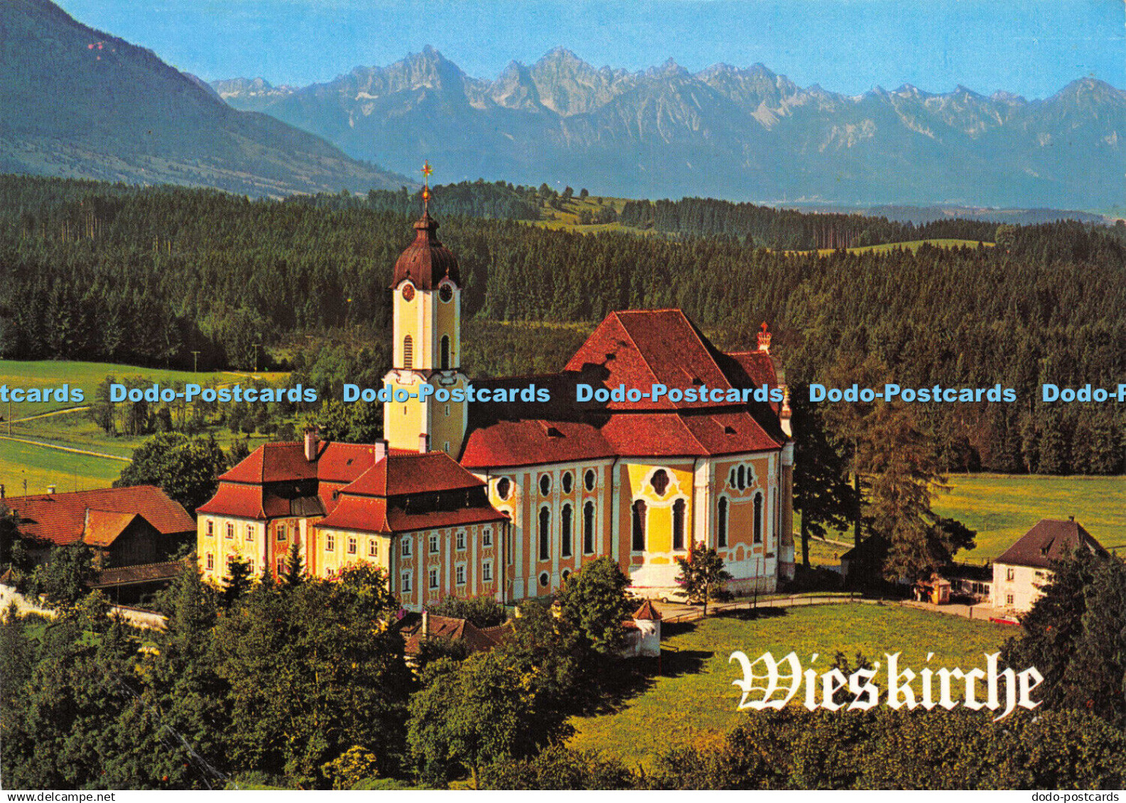 D029607 Wieskirche. Wallfahrtskirche Wies. Oberbayern. Wies. Pilgrimage Church.