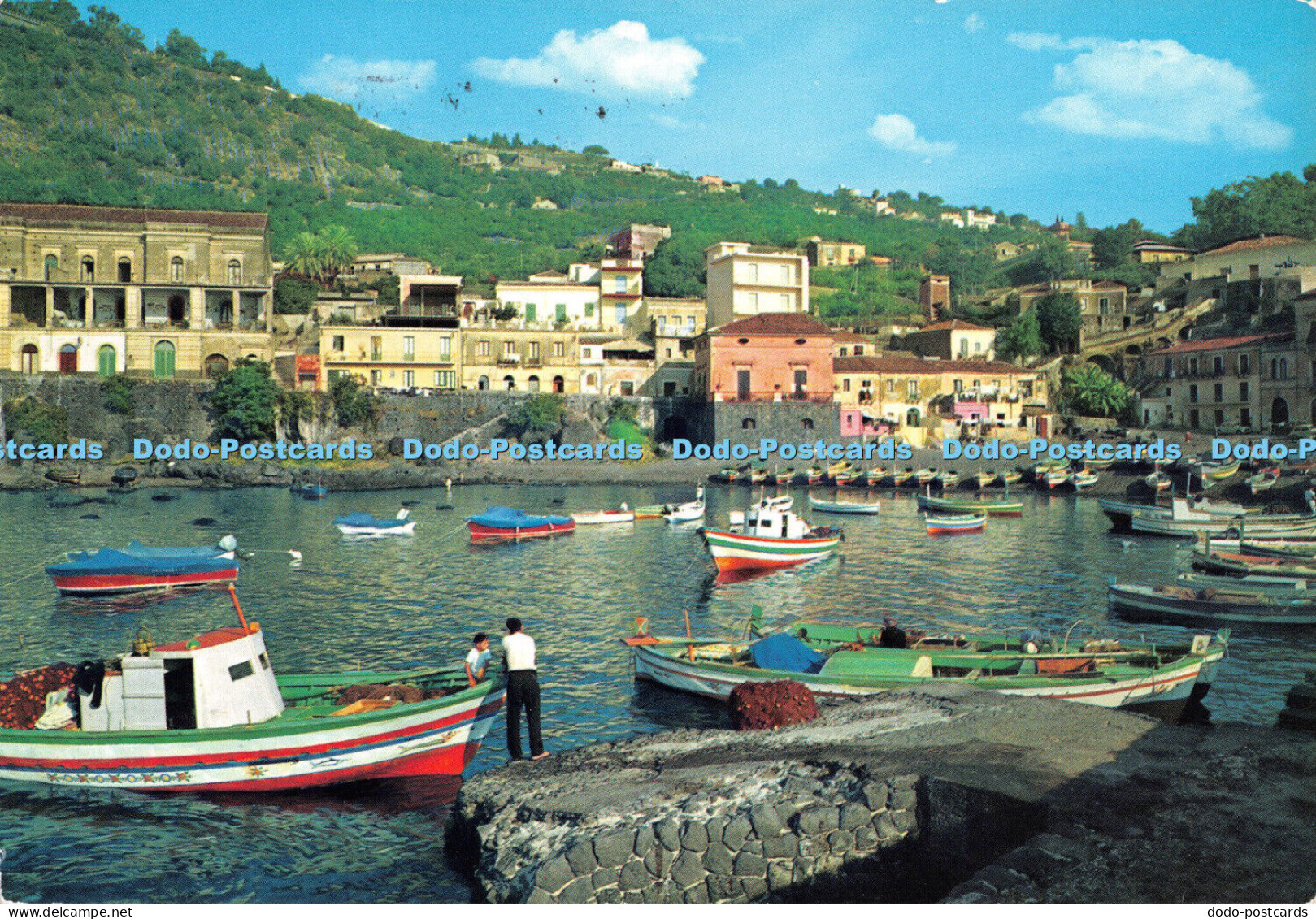 D032443 Acireale. The little port. Fotocolor. Kodak Ektachrome. 1968