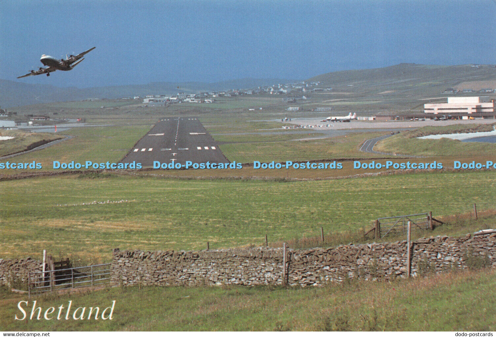 D037579 Shetland. Sumburgh Airport. South Mainland. John Sowrey. Shetland in Vie