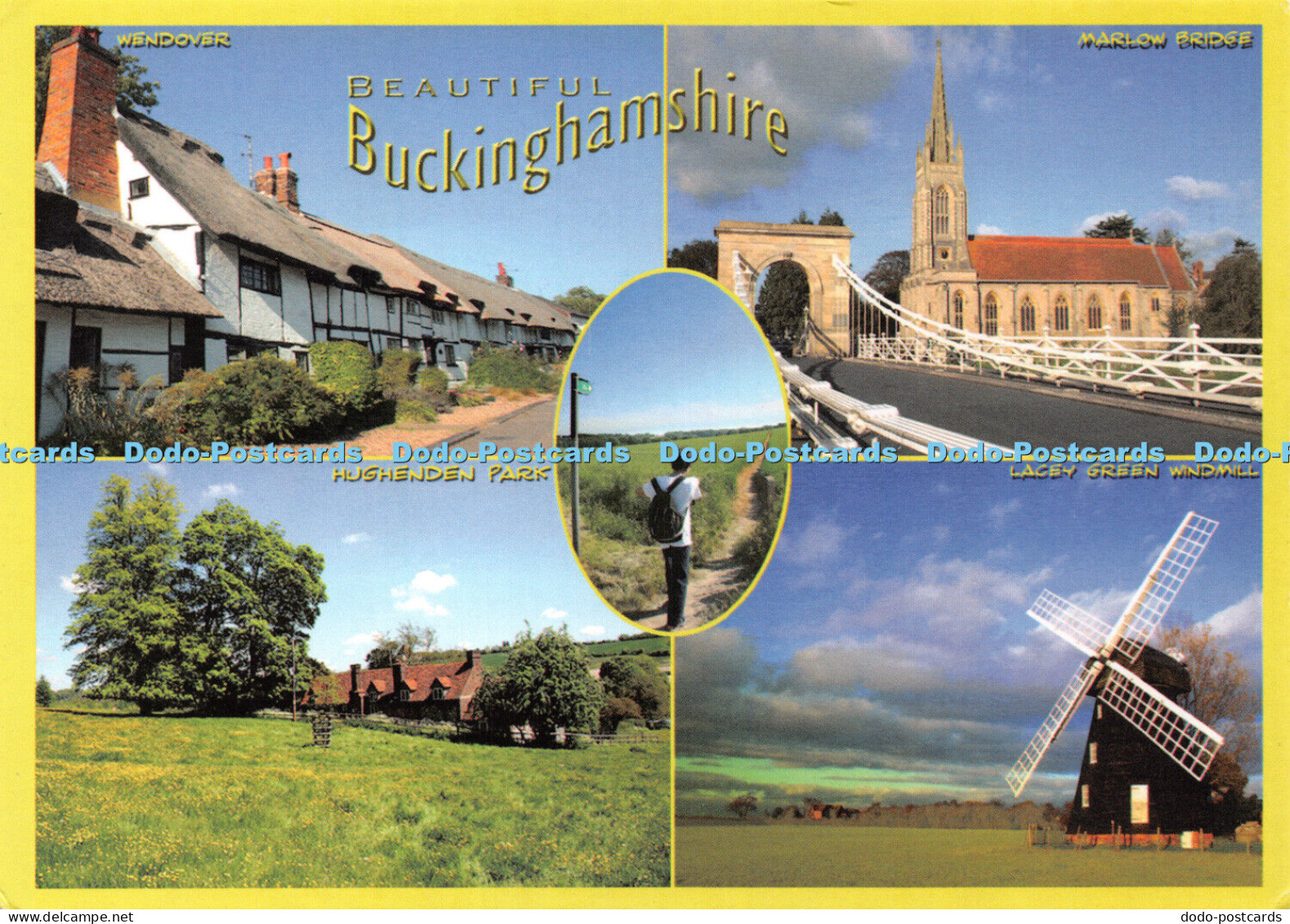 D039816 Beautiful Buckinghamshire. Marlow Bridge. Wendover. Peter Elvidge. Multi