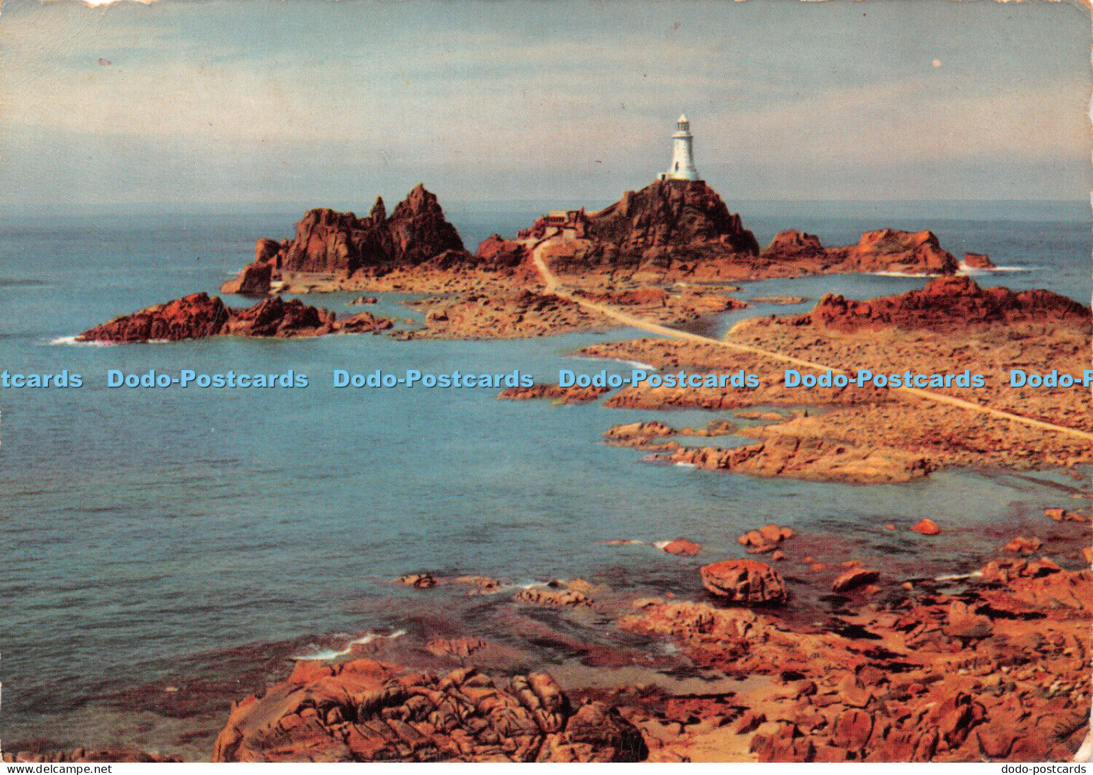 D039928 Jersey. La Corbiere Lighthouse. Valentine. Jersey Pictorial Series