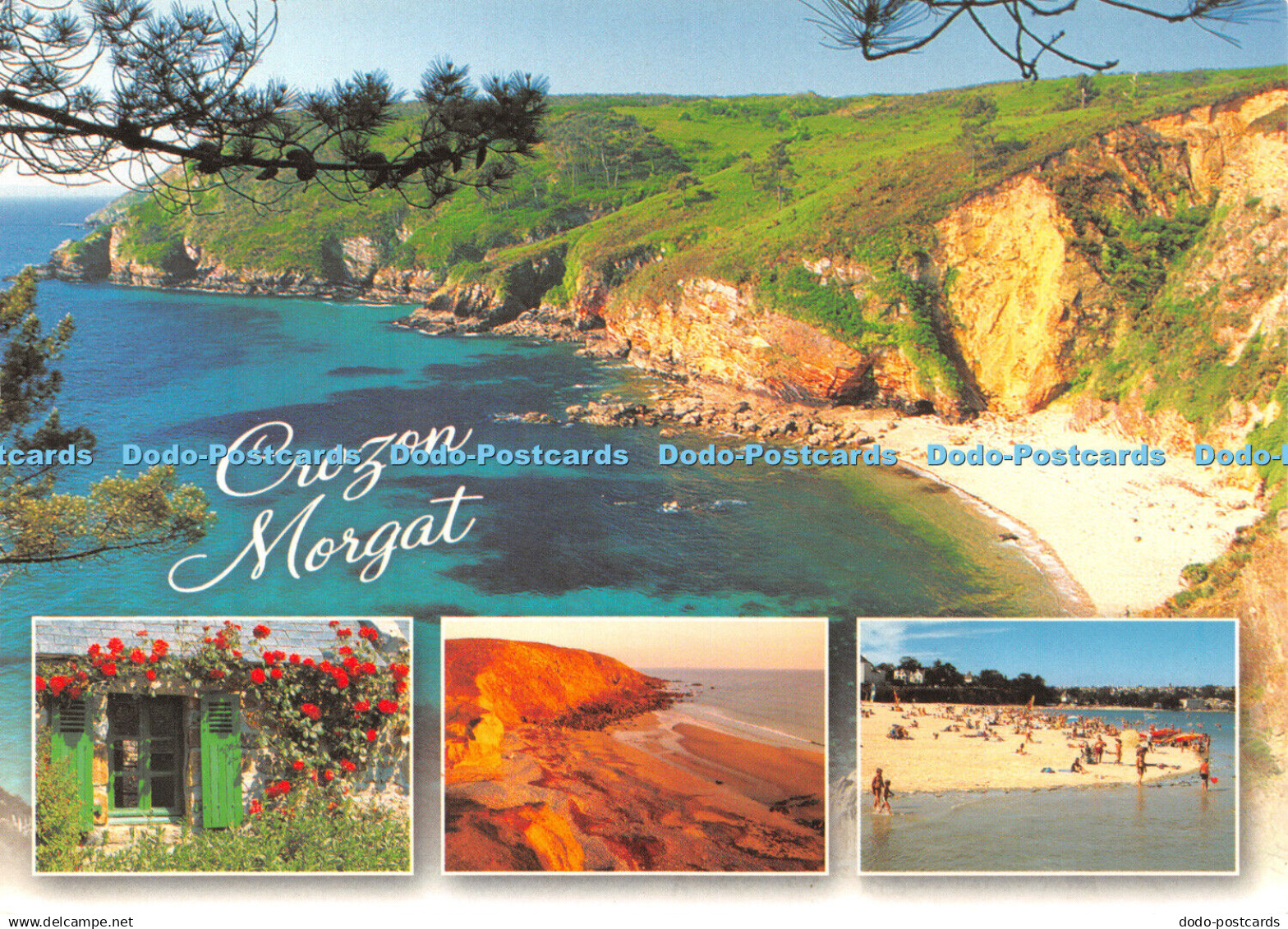 D040433 Crozon Morgat. La Bretagne Pittoresque. High Cliffs and Sandy Coves. Yca