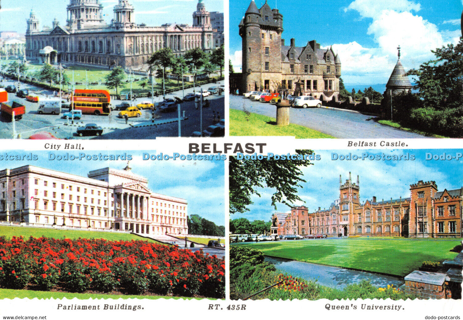 D051210 Belfast. Parliament Buildings. Belfast Castle. Bamforth. Multi View