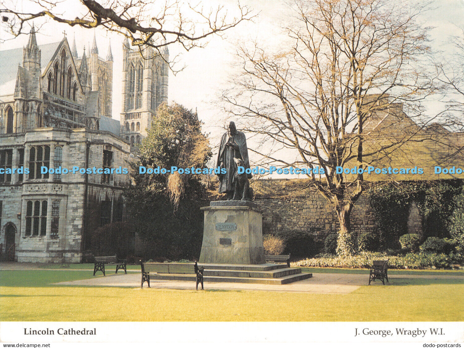 D055623 Lincoln Cathedral. J. George. Lincolnshire North. Lincolnshire South and