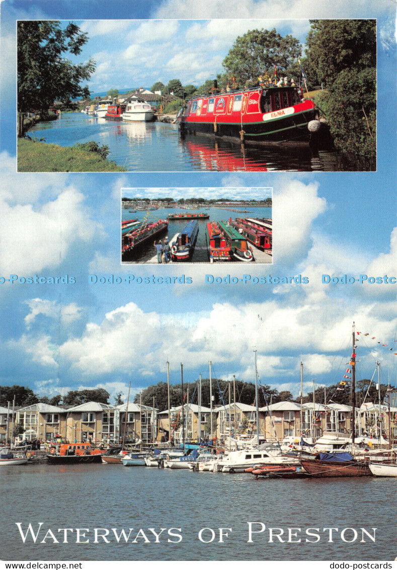 D055774 Waterways of Preston. Lancashire. The Lancashire Canal at Preston Docks.