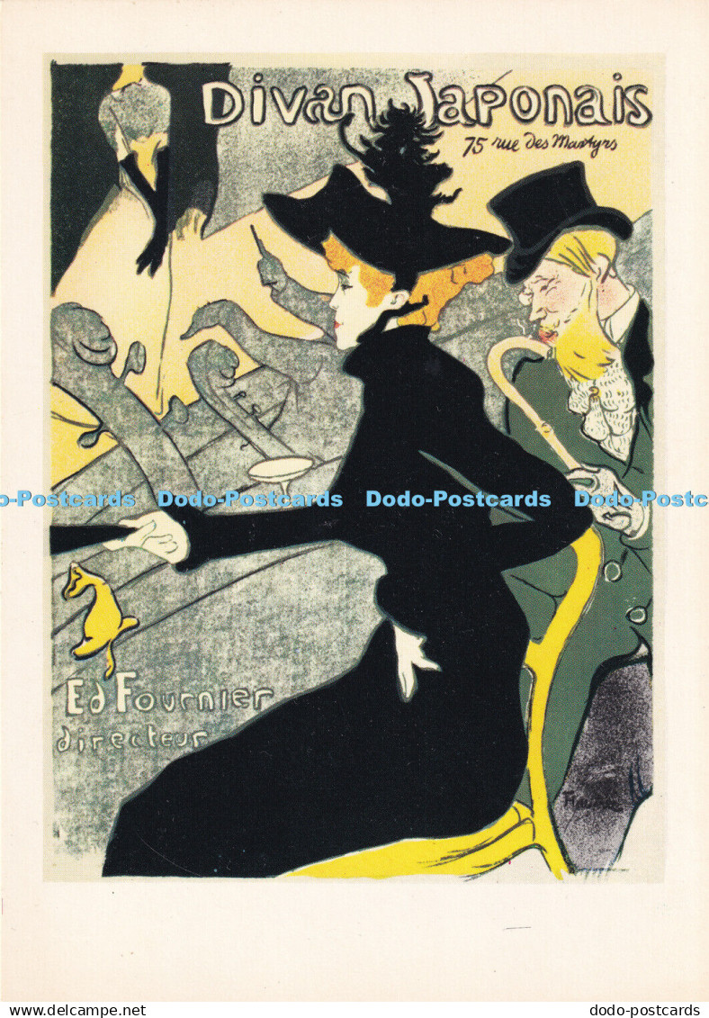 D060516 Toulouse Lautrec. 847. Le divan japonais. 1892. Fernand Hazan