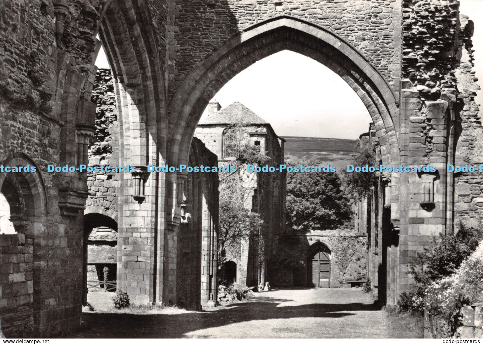 D064231 Monmouthshire. Llanthony Priory. Interior of Church. looking W. Crown