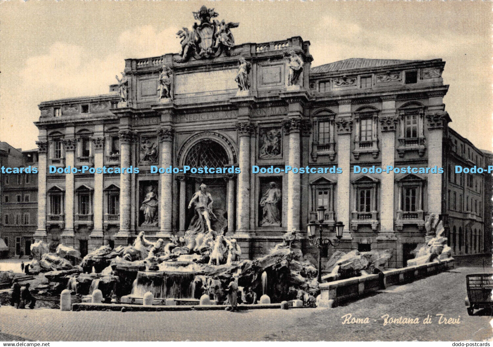 D075060 Roma. Fontana di Trevi. Guy Peaudecerf. Grafico Cesare Capello