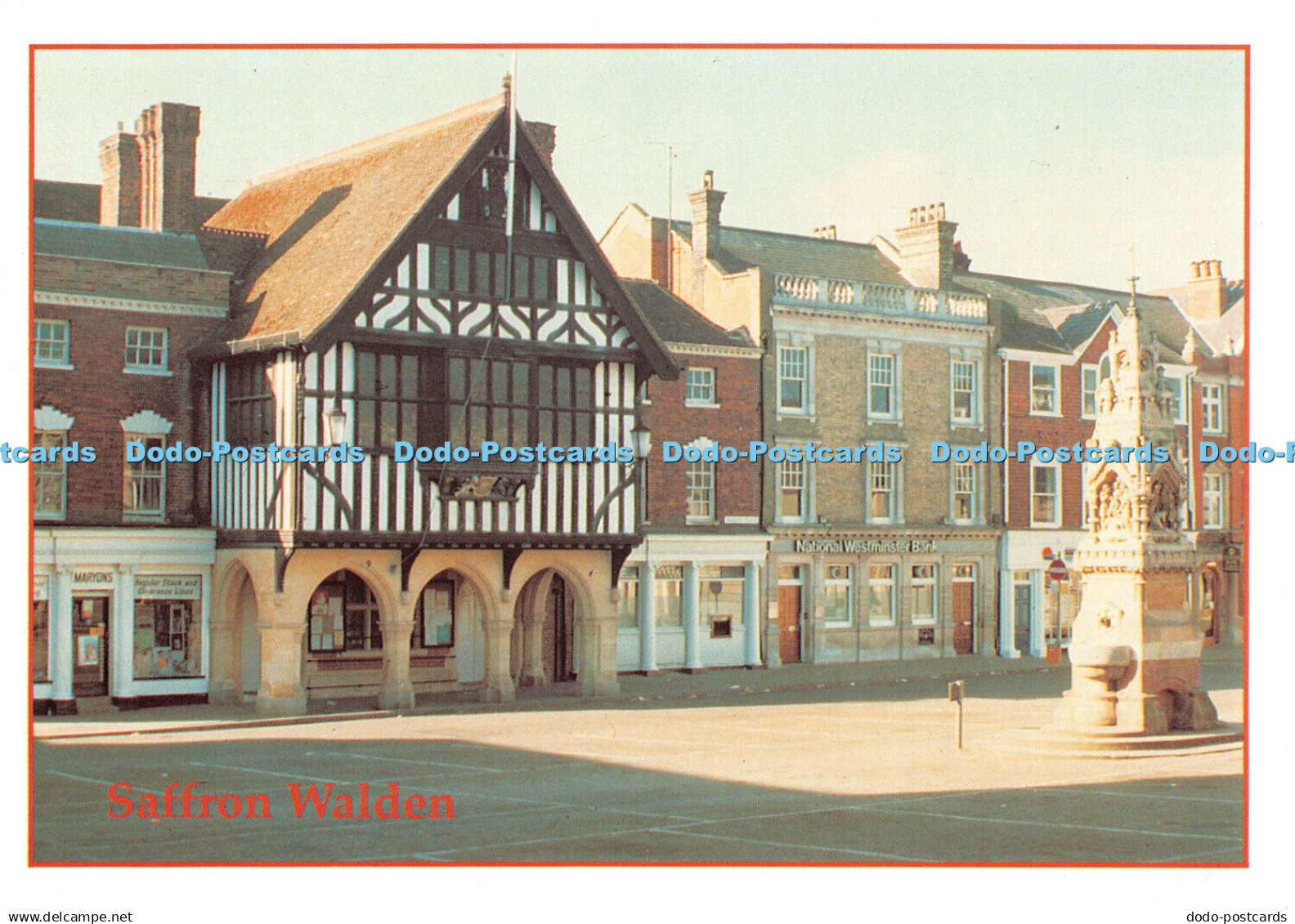 D090111 Essex. Saffron Walden. The Market Square. Judges. C. 14185. Essex County