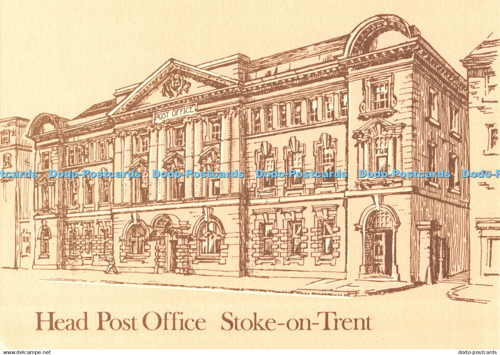 D092238 Stoke on Trent. Head Post Office. Midlands Postal Board Picture Card