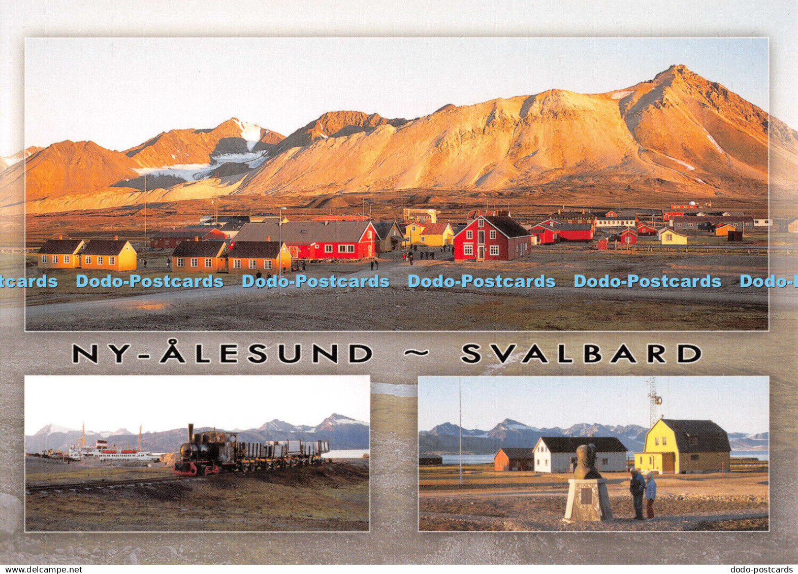 D093074 Ny Alesund. Svalbard. To Foto AS. Kings Bay AS. Multi View