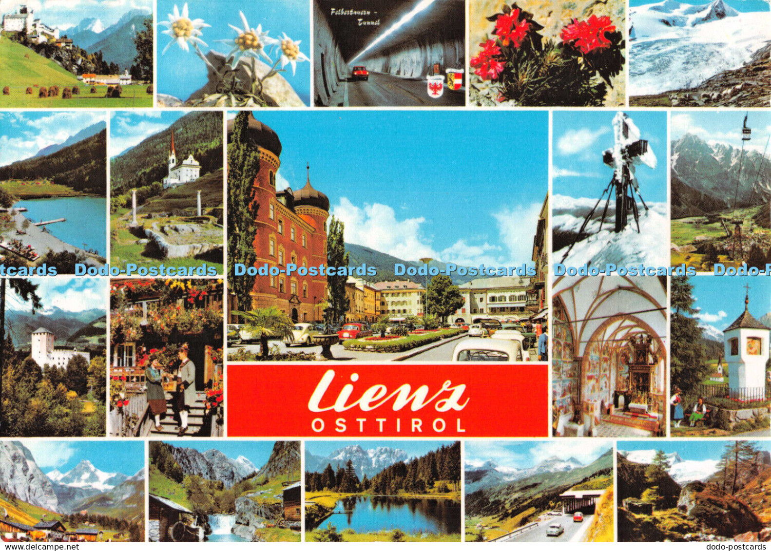 D093656 Lienz Osttirol. Dolomitenstadt Lienz. Monopol. Schollhorn. Alpina. Multi