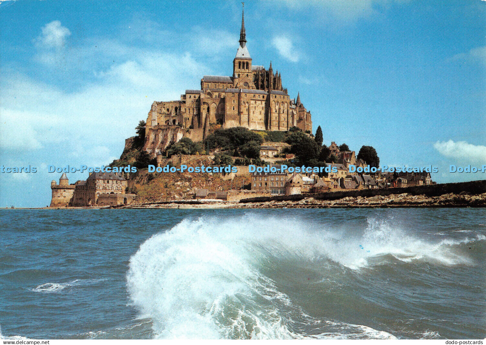 D094030 20. Le Mont Saint Michel. Manche 50. Grandes Marees au Mont Saint Michel