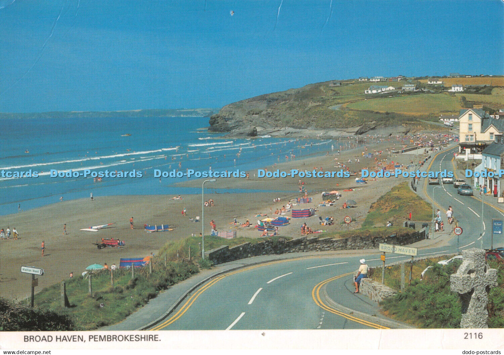 D095564 Broad Haven. Pembrokeshire. 2116. Haven Colourprint. Pembrokeshire Eye P