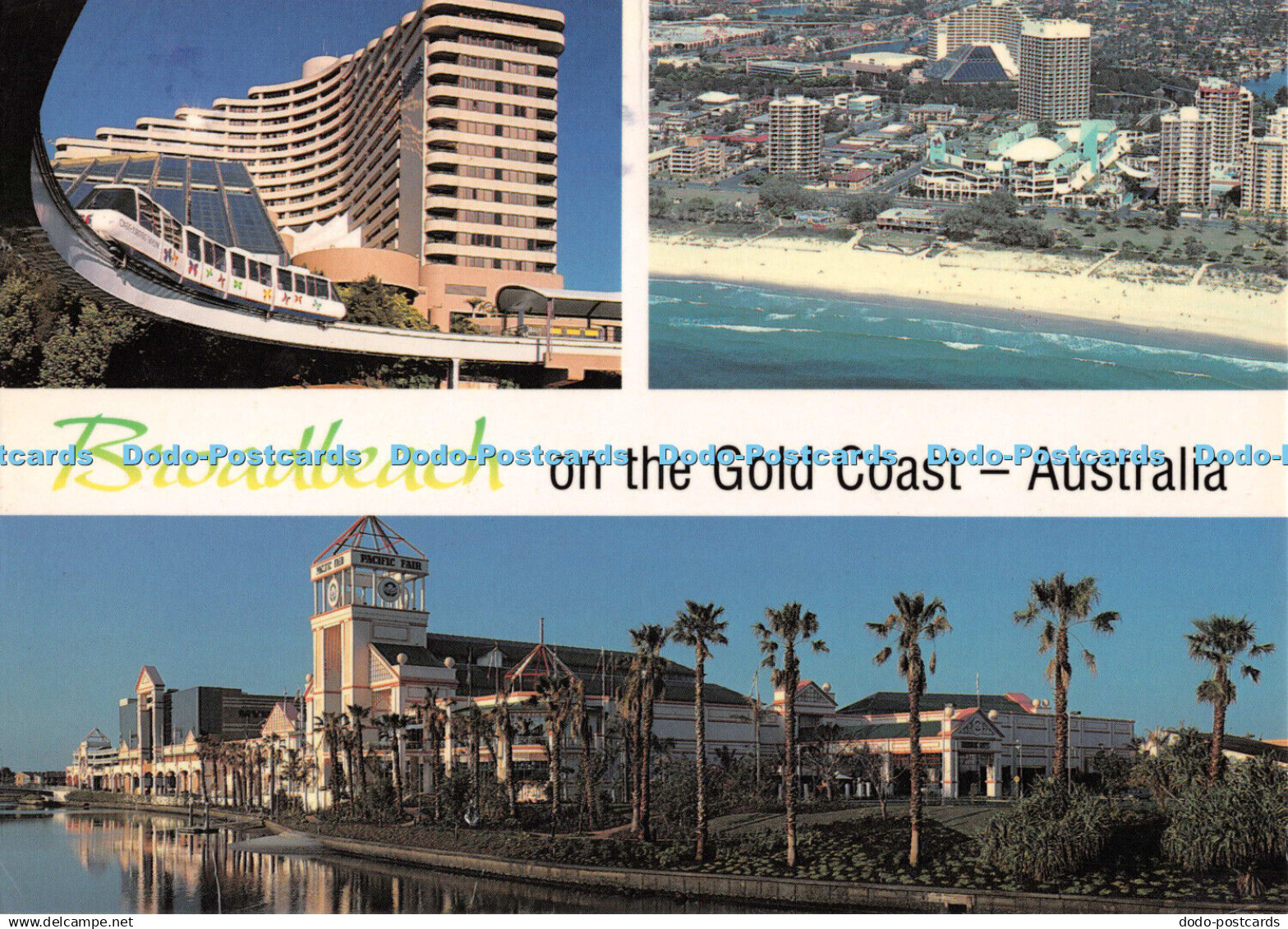 D096225 Broadbeach on the Gold Coast. Australia. Nucolorvue Productions. Multi V