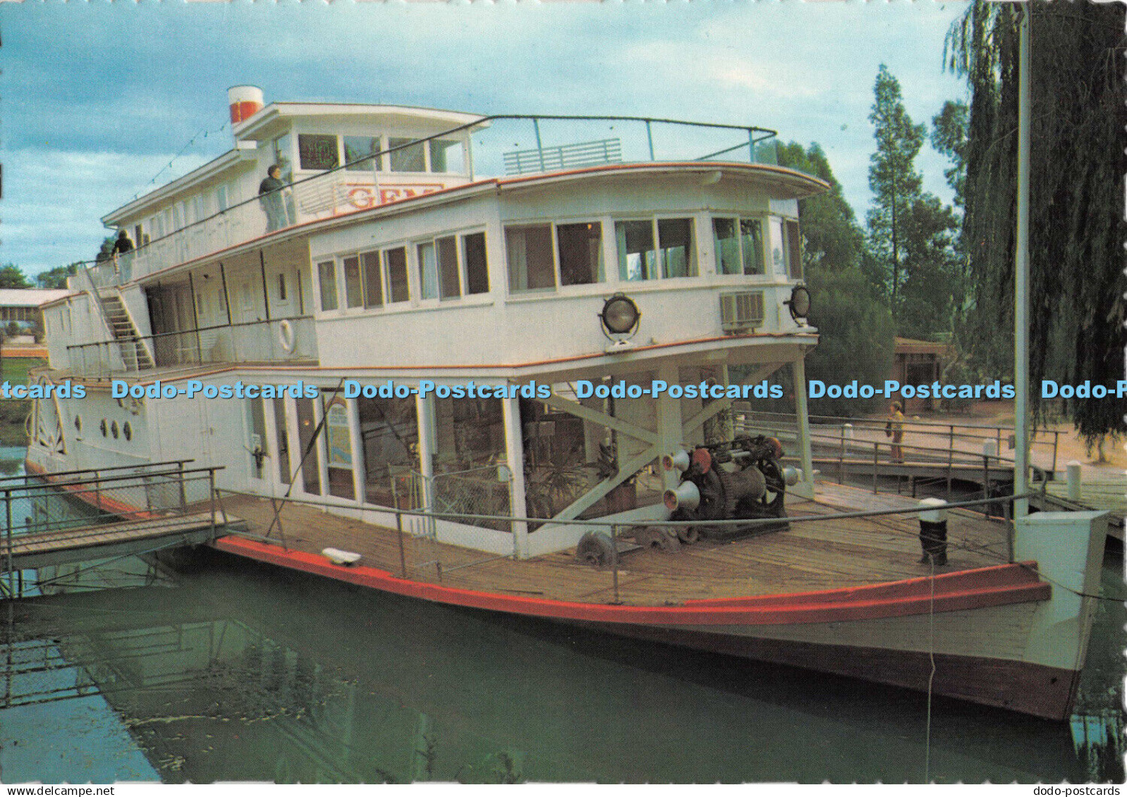 D098509 Vic. Swan Hill. Paddle Steamer Gem. Pioneer Settlement. Murray Views. Ek