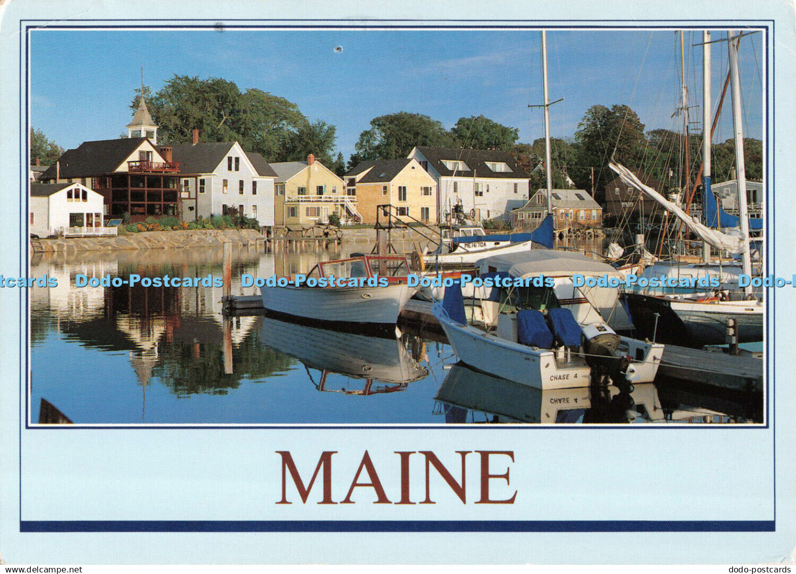 D102844 Maine. Kennebunkport Harbor. James Blank. Impact. 1988