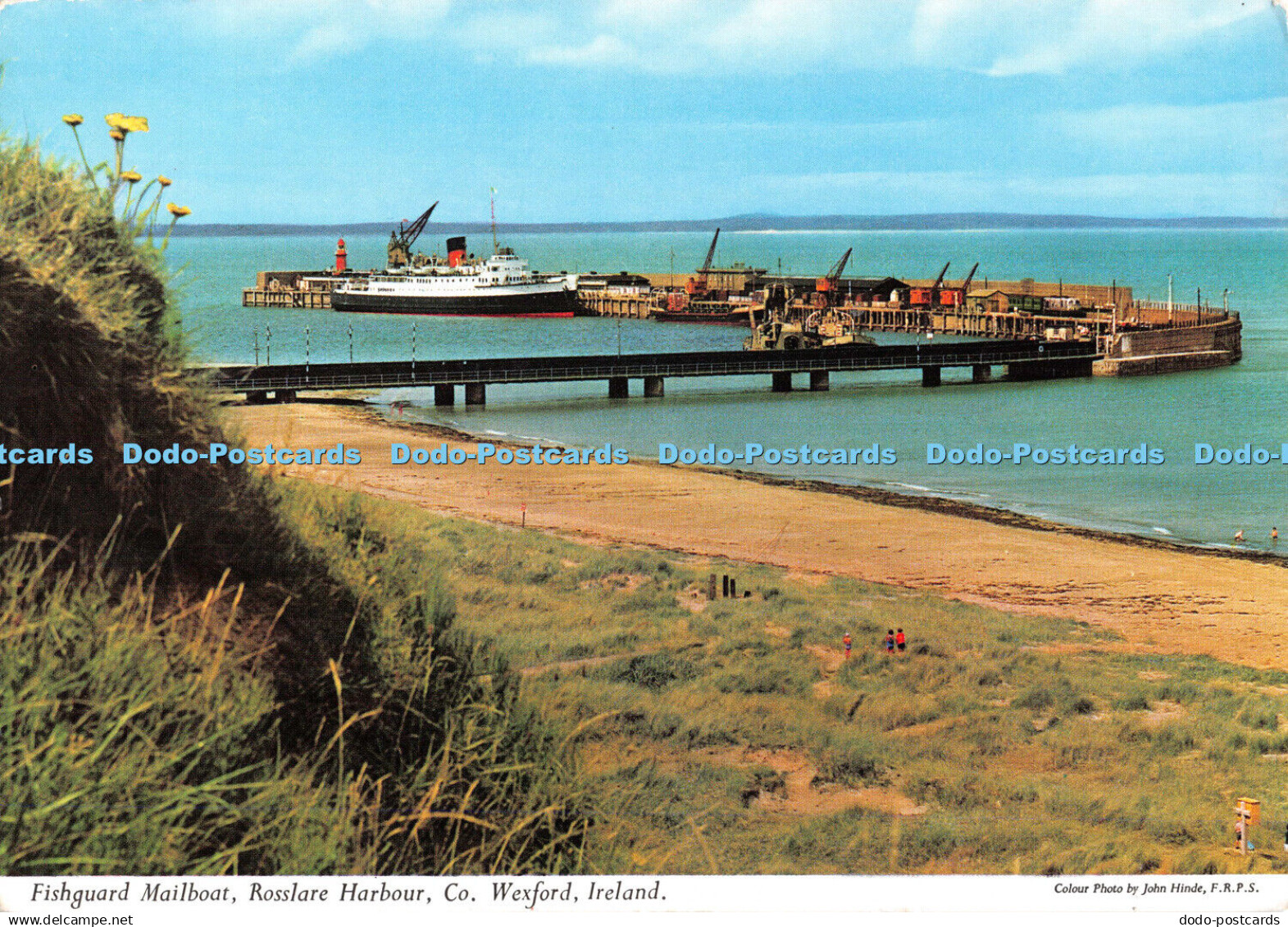 D104630 Fishguard Mailboat. Rosslare Harbour. Co. Wexford. Ireland. Hinde. 1971