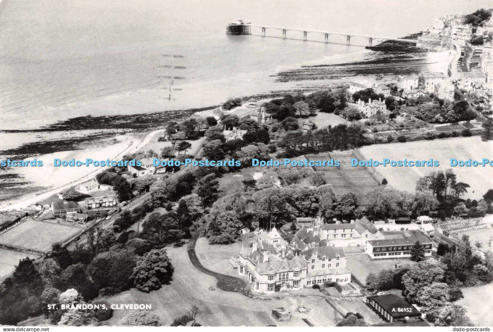 D115145 Clevedon. St. Brandon. Aerofilms. Air Photograph. 1966