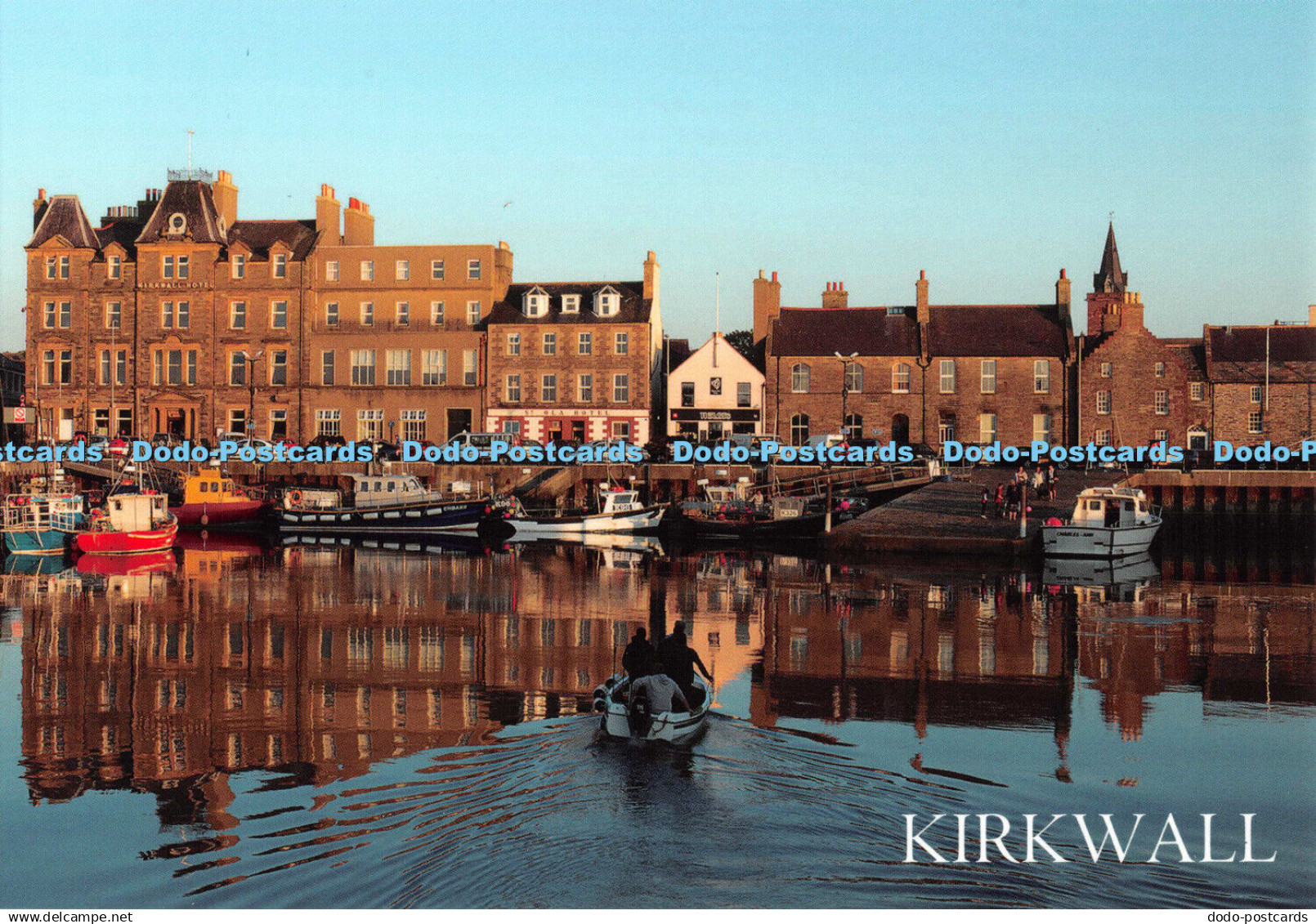 D117014 Kirkwall Harbour Basin. Orkney. Charles Tait. J. Thomson