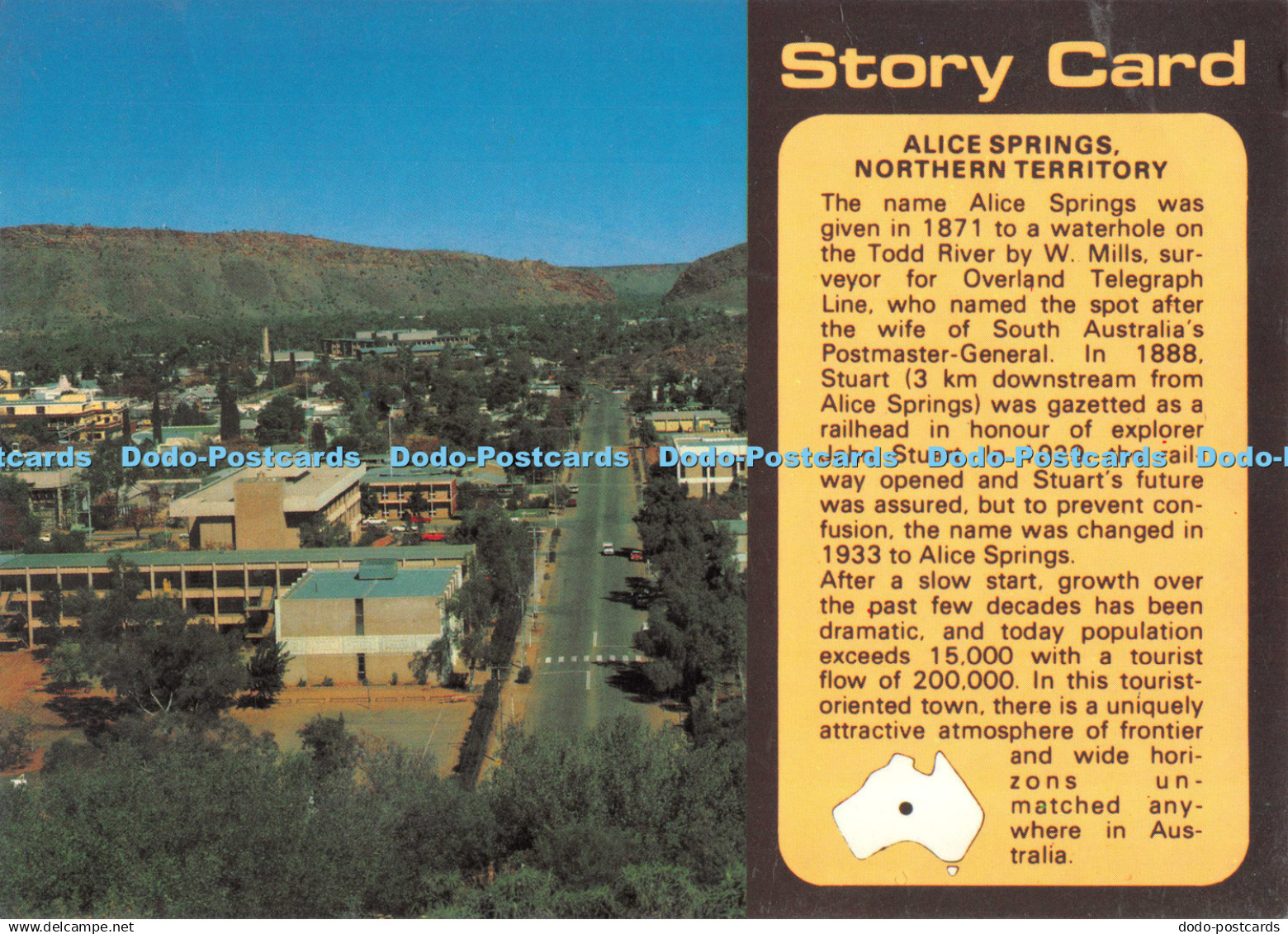 D129769 Story Card Alice Springs Nucolorvue Productions