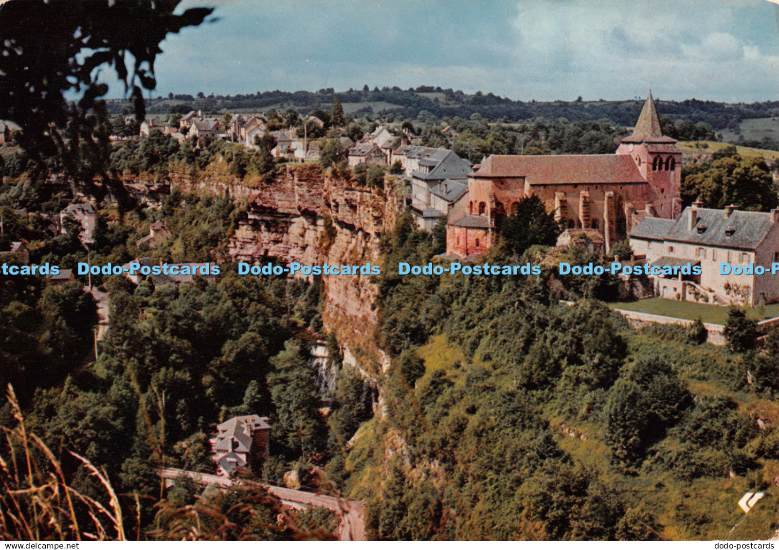 D130032 Bozouls Aveyron Vue generale et le Trou de Bozouls Mexichrome Cap theoja