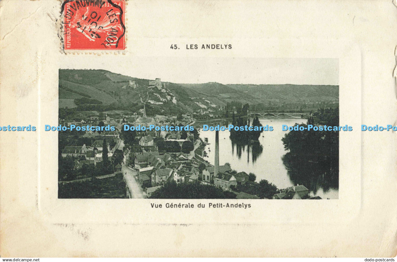 D140769 45 Les Andelys Vue Generale du Petit Andelys Istrja 1910