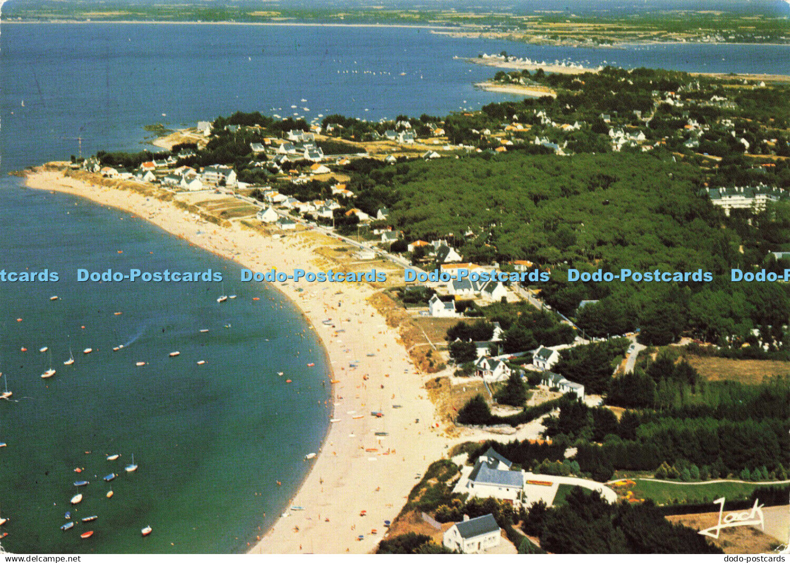 D149217 Quimiac Mesquer. The Beach the Bay and Anseria et Pointe de Merquel Sorl