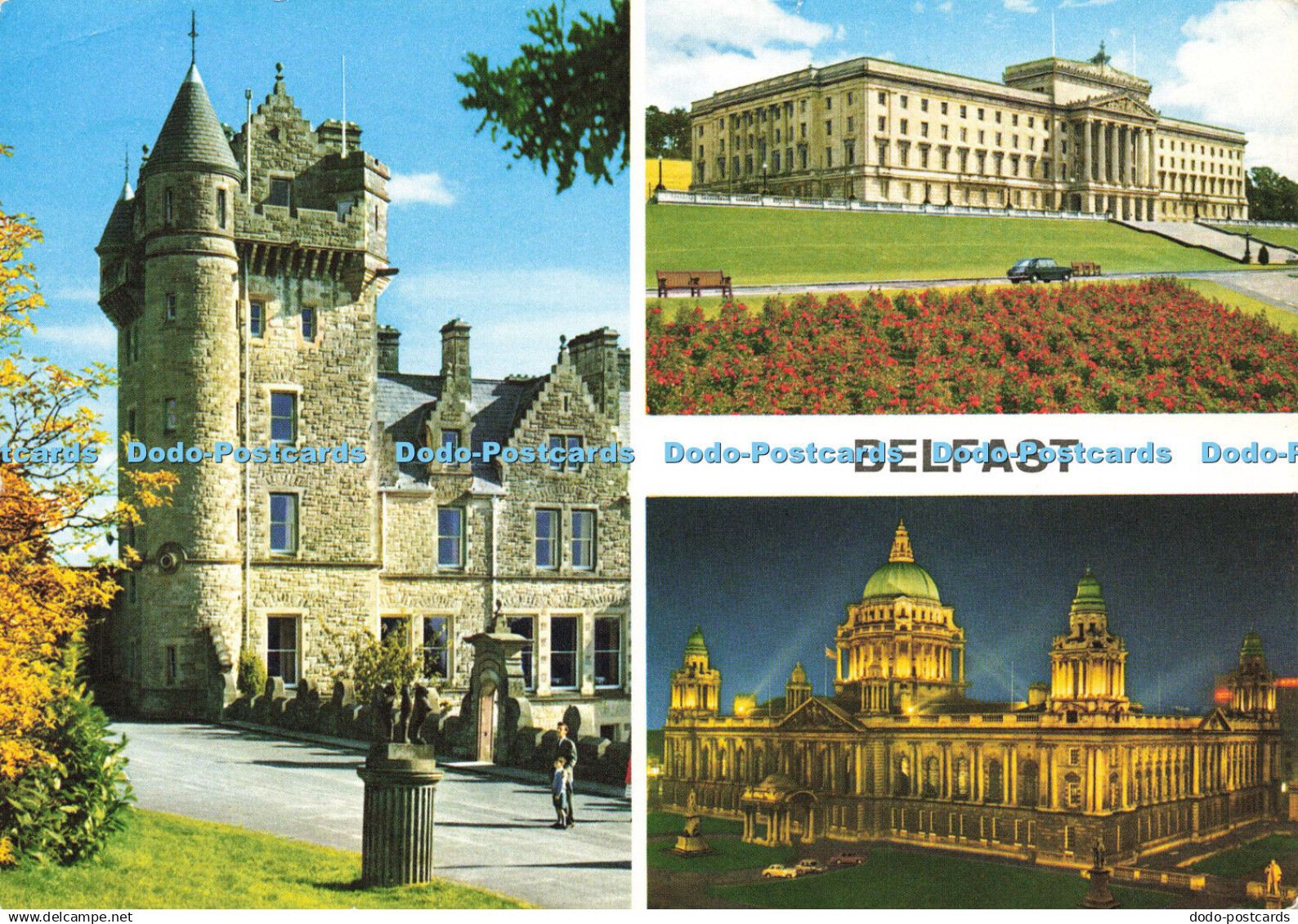 D149761 Belfast. Belfast Castle. John Hinde. Multi View