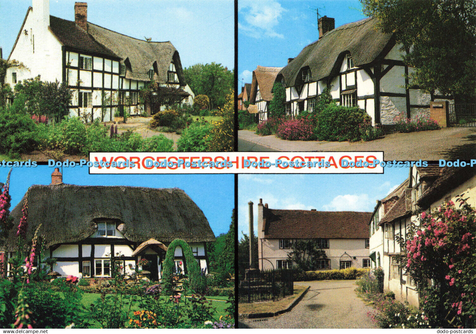 D156622 Worcestershire Cottages. J. Salmon. Multi View