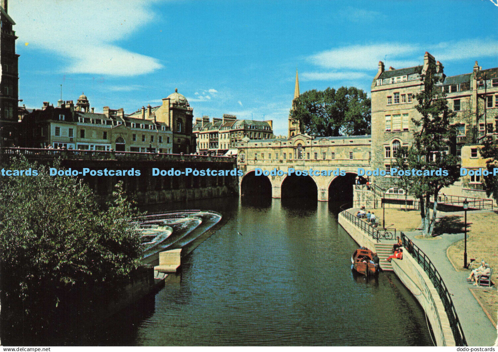 D158543 Bath. Avon. Pulteney Bridge and River Avon. Johnson