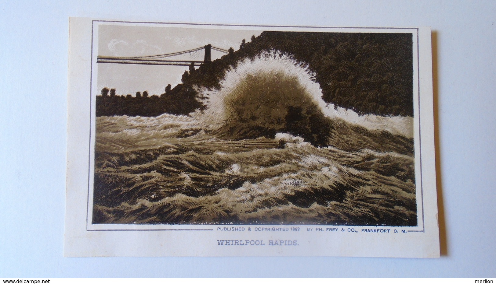 D158852 Niagara Falls Whirpool Rapids Ontario Canada - Ph.Frey & Co -Frankfort o. M.