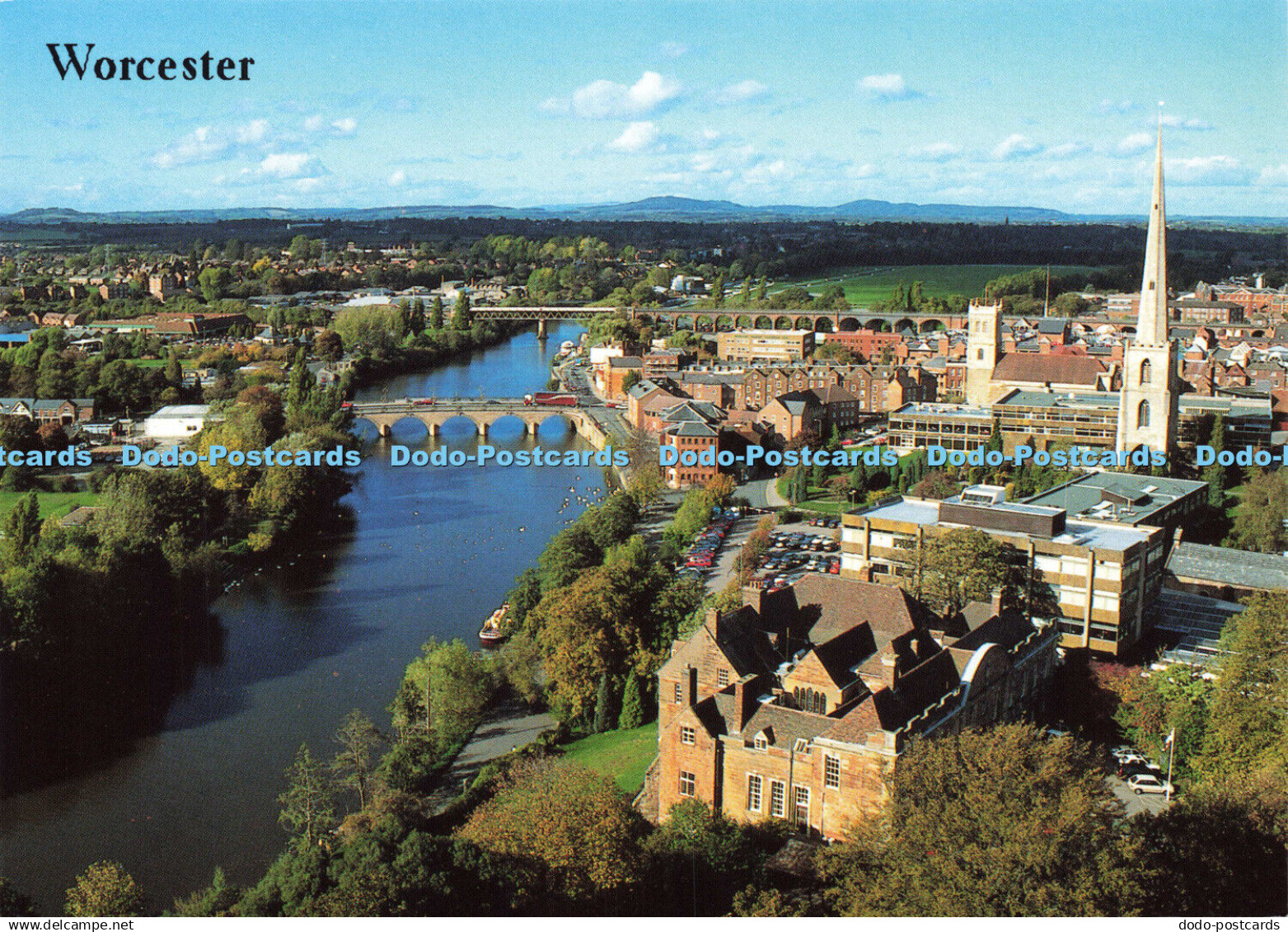 D159065 Worcester. From the Cathedral Tower. Window on Worcester. Bill Meadows