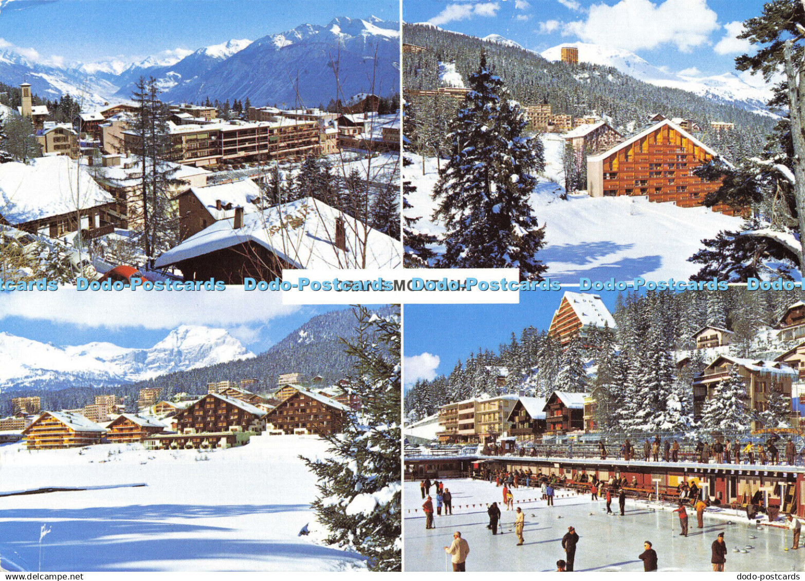 D159161 Crans Montana. L hiver a Crans Montana. Darbellay. 1979. Multi View