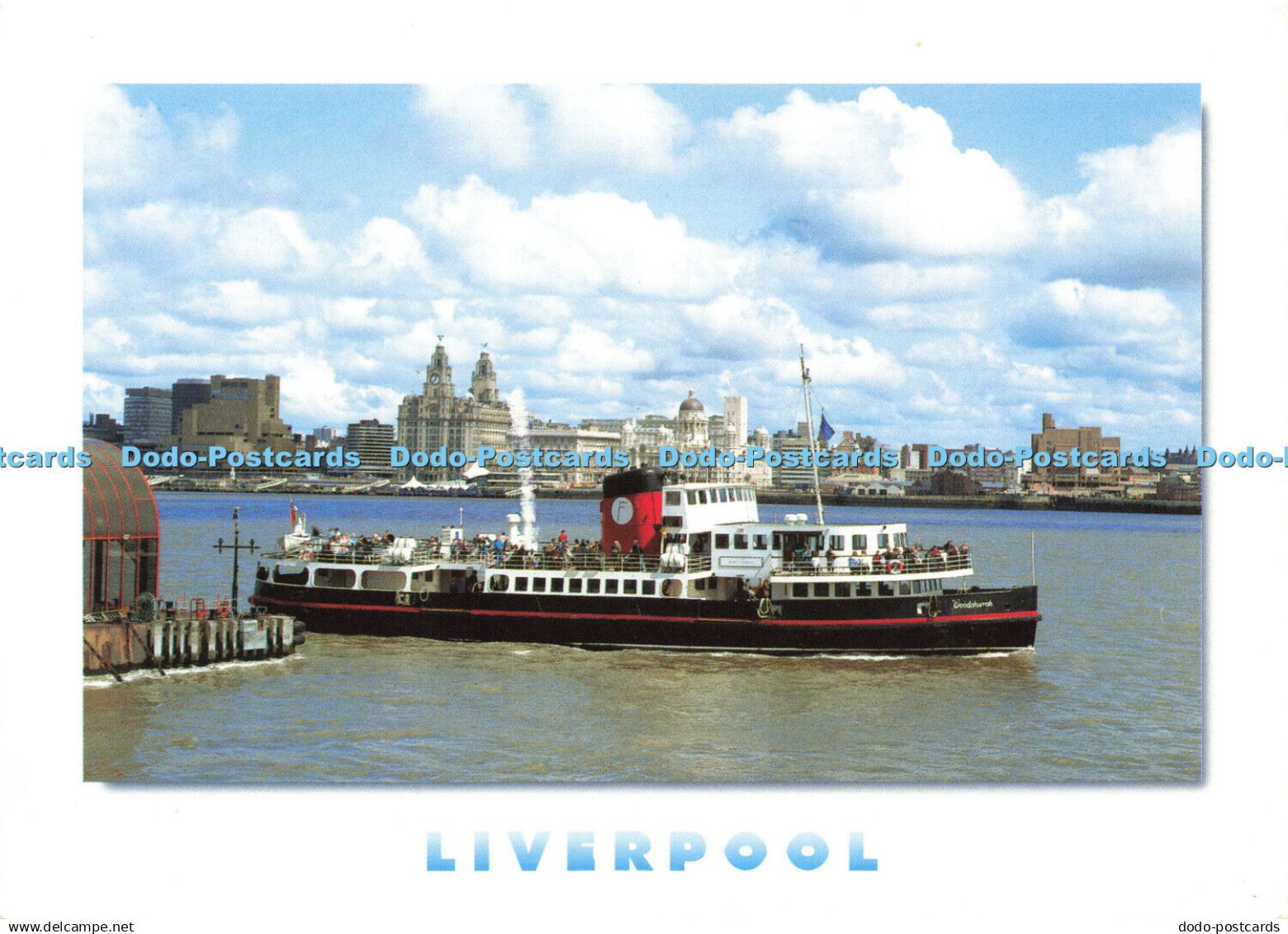 D162225 Liverpool. Mersey Ferry and Liverpool Skyline. Judges. C. 34152