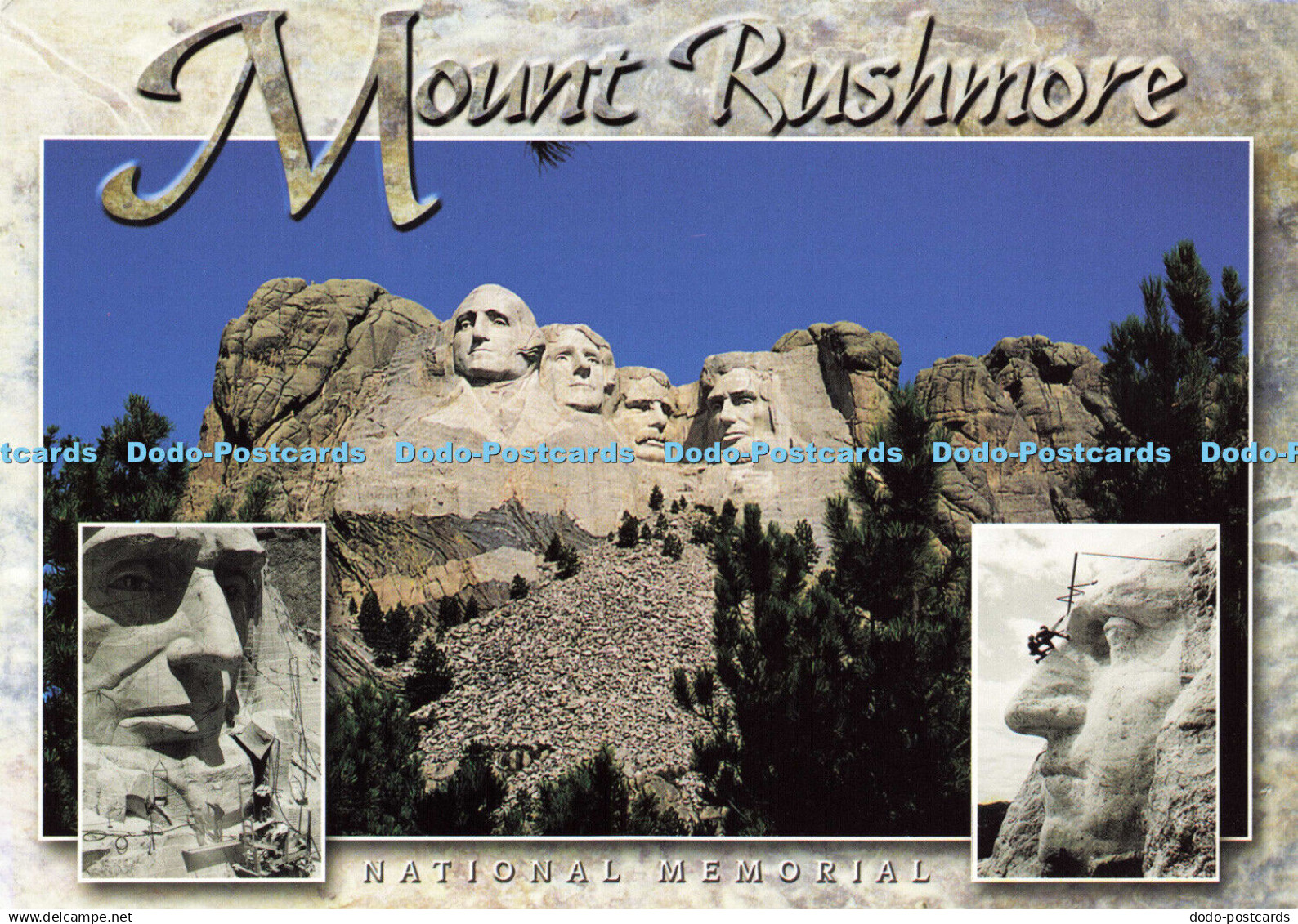 D164978 Mount Rushmore National Memorial. Then and Now. Rushmore Photos and Gift