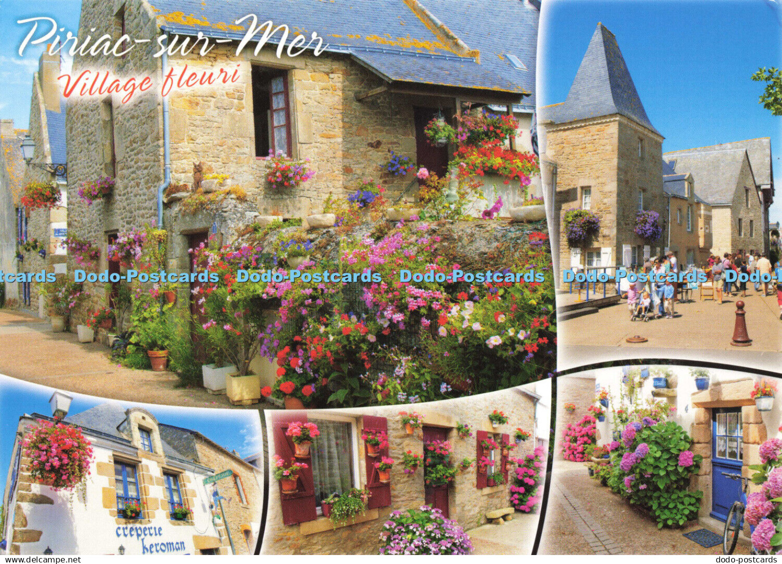 D165940 Piriac Sur Mer. Village Fleuri. The Flowery Lanes. Jack. Multi View