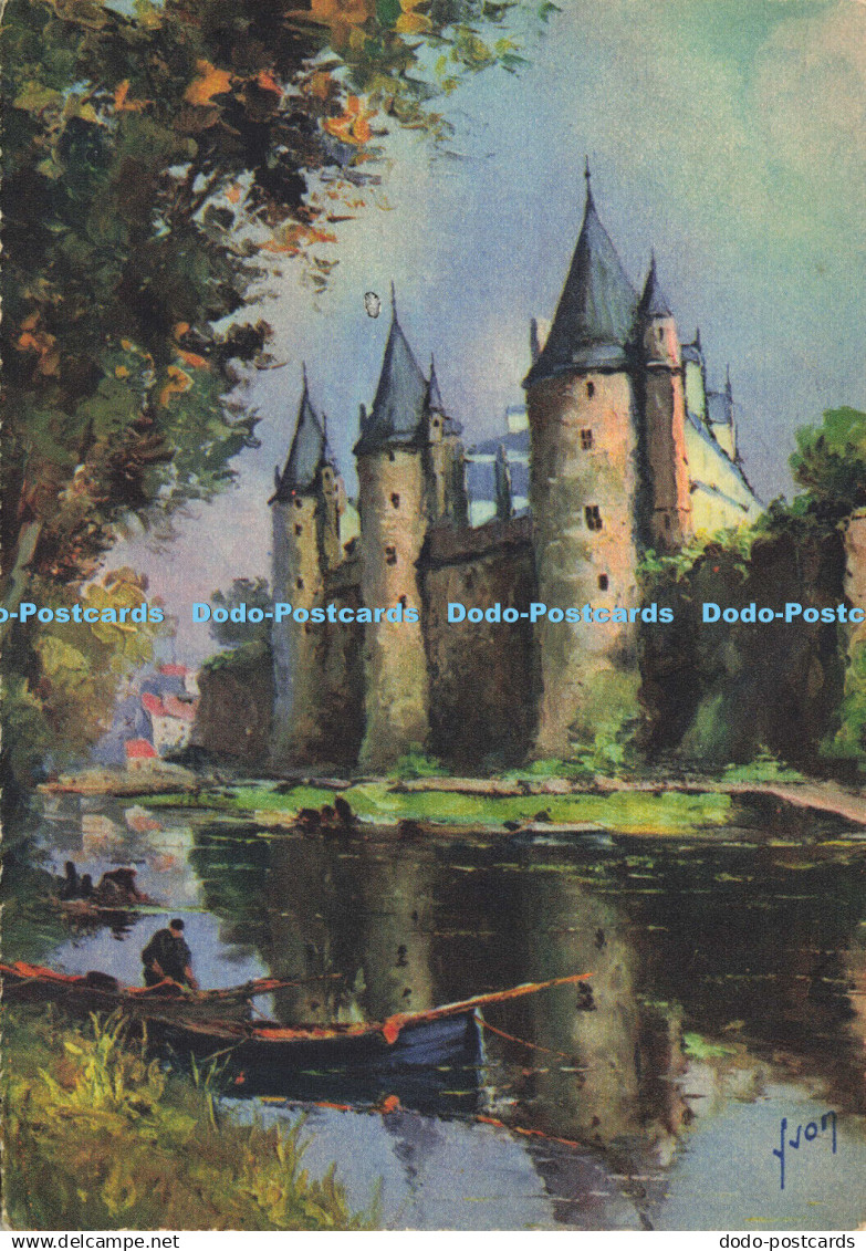 D167836 Josselin. Morbihan. Les Bords de l Oust et le Chateau. Yvon