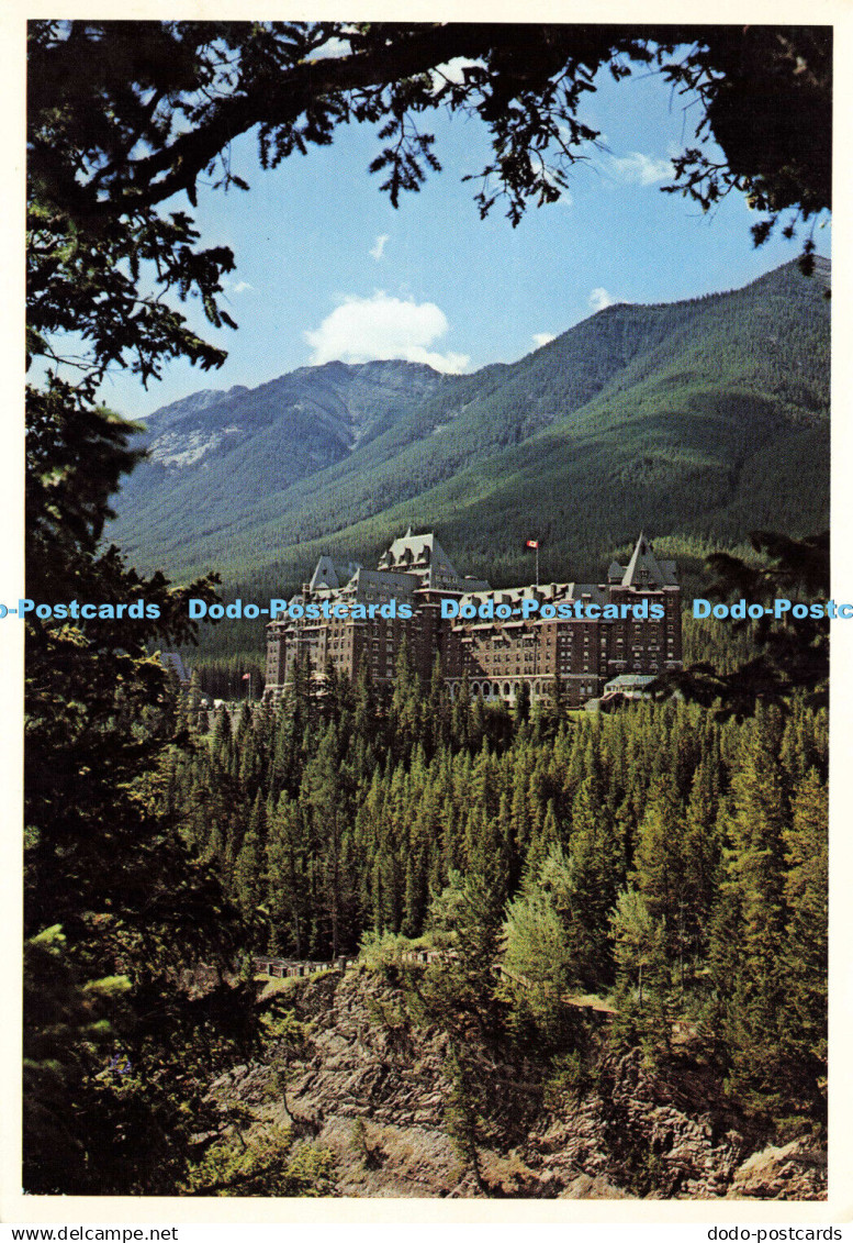 D168290 Banff National Park. The Banff Springs Hotel. Byron Harmon. A Traveltime